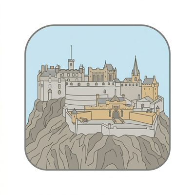 Edimburgo — icona del castello